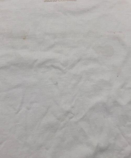 Acne studios（アクネ ストゥディオス）Acne studios (アクネ ストゥディオス) ロゴTシャツ ホワイト サイズ:Ｓの古着・服飾アイテム
