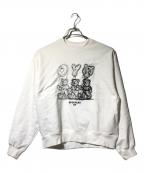 OYオーワイ）の古着「トリプルオードリー刺繍スウェット」｜ホワイト