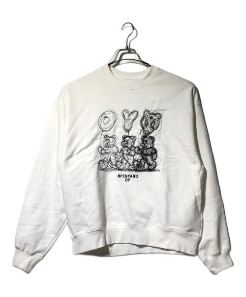 OY（オーワイ）OY (オーワイ) トリプルオードリー刺繍スウェット ホワイト サイズ:１ 未使用品の古着・服飾アイテム