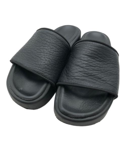 Y-3（ワイスリー）Y-3 (ワイスリー) 厚底スライドサンダル ブラック サイズ:25.5の古着・服飾アイテム