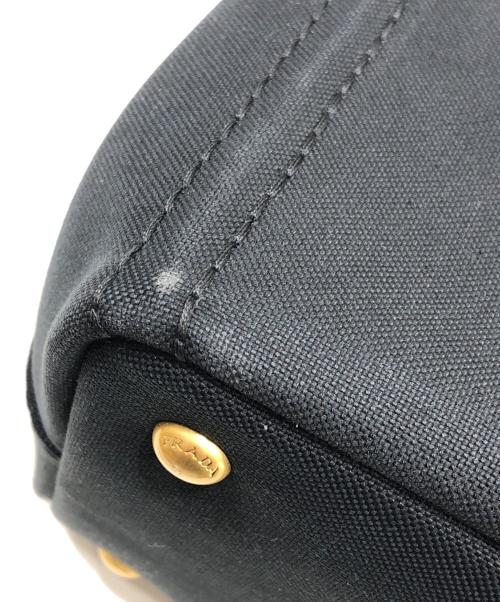 PRADA（プラダ）PRADA (プラダ) ハンドバッグ/カナパS ブラックの古着・服飾アイテム