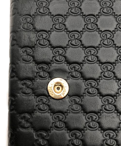 GUCCI（グッチ）GUCCI (グッチ) 長財布 ブラックの古着・服飾アイテム