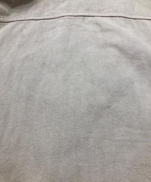 AURALEE（オーラリー）AURALEE (オーラリー) BOTANICAL DYED SELVEDGE DENIM SHIRTS BLOUSON ブラウン サイズ:4の古着・服飾アイテム