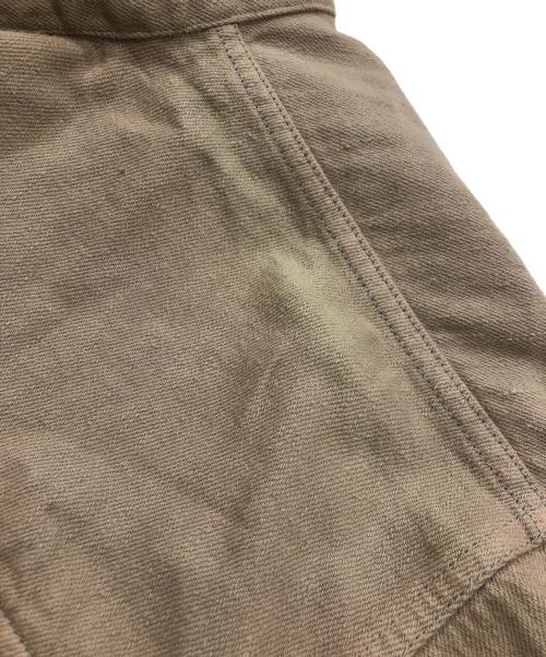 AURALEE（オーラリー）AURALEE (オーラリー) BOTANICAL DYED SELVEDGE DENIM SHIRTS BLOUSON ブラウン サイズ:4の古着・服飾アイテム