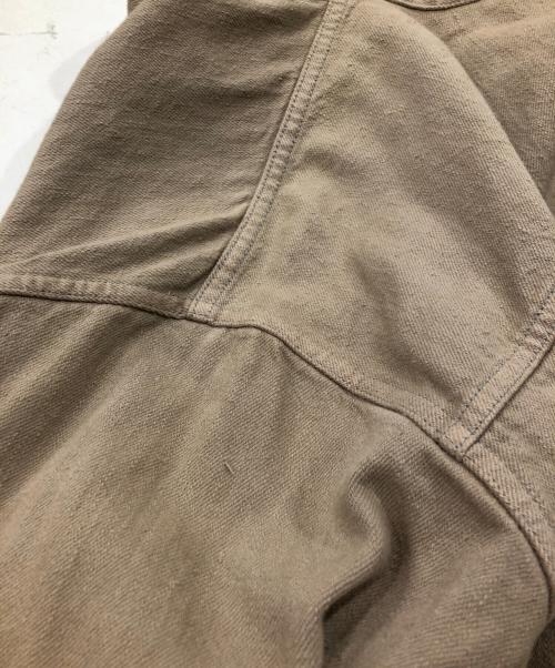 AURALEE（オーラリー）AURALEE (オーラリー) BOTANICAL DYED SELVEDGE DENIM SHIRTS BLOUSON ブラウン サイズ:4の古着・服飾アイテム