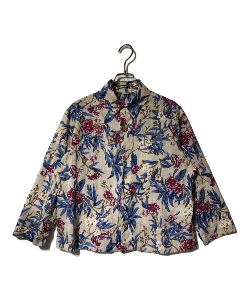 45R（フォーティファイブ・アール）45R (フォーティファイブ・アール) 度甘平ホウセンカプリントの四角シャツ マルチカラー サイズ:FREEの古着・服飾アイテム