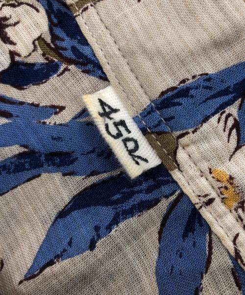 45R（フォーティファイブ・アール）45R (フォーティファイブ・アール) 度甘平ホウセンカプリントの四角シャツ マルチカラー サイズ:FREEの古着・服飾アイテム