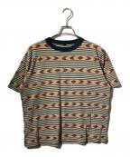 45Rフォーティファイブ・アール）の古着「ジャガードボーダーの908オーシャンTシャツ/半袖カットソー」｜マルチカラー