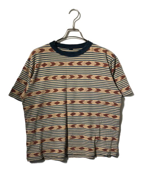 45R（フォーティファイブ・アール）45R (フォーティファイブ・アール) ジャガードボーダーの908オーシャンTシャツ/半袖カットソー マルチカラー サイズ:FREEの古着・服飾アイテム