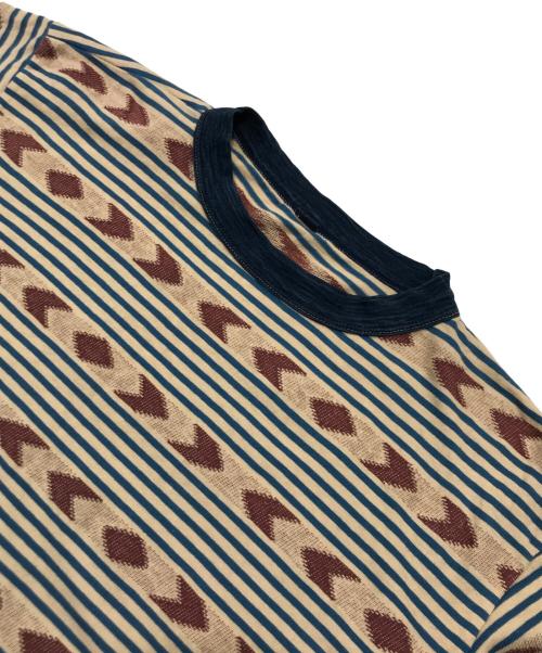 45R（フォーティファイブ・アール）45R (フォーティファイブ・アール) ジャガードボーダーの908オーシャンTシャツ/半袖カットソー マルチカラー サイズ:FREEの古着・服飾アイテム