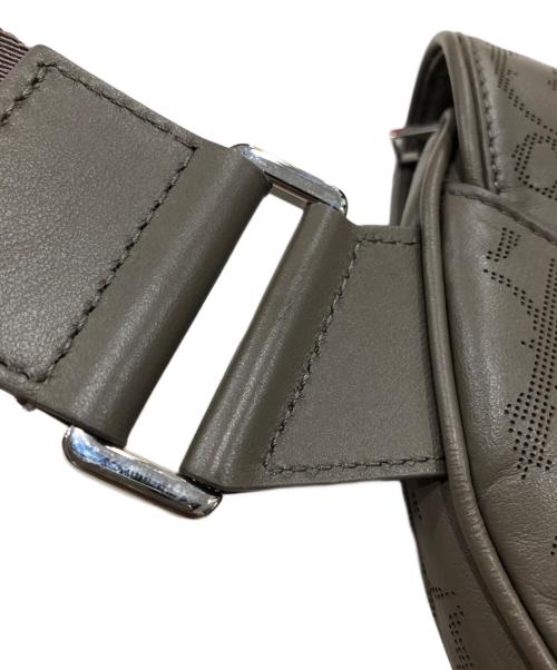 Dior（ディオール）DIOR (ディオール) パンチングレザーサドルバッグ ブラウンの古着・服飾アイテム