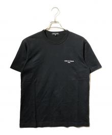 COMME des GARCONS HOMME（コムデギャルソン オム）の古着「ロゴポイントＴシャツ/半袖カットソー」｜ネイビー