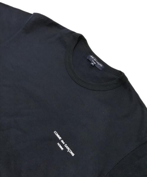 COMME des GARCONS HOMME（コムデギャルソン オム）COMME des GARCONS HOMME (コムデギャルソン オム) ロゴポイントＴシャツ/半袖カットソー ネイビー サイズ:Ｍの古着・服飾アイテム