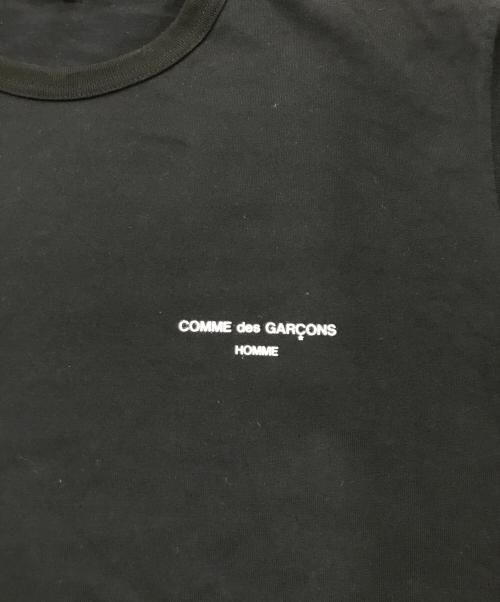 COMME des GARCONS HOMME（コムデギャルソン オム）COMME des GARCONS HOMME (コムデギャルソン オム) ロゴポイントＴシャツ/半袖カットソー ネイビー サイズ:Ｍの古着・服飾アイテム