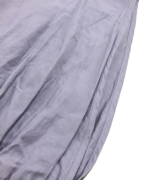 homspun（ホームスパン）homspun (ホームスパン) リネン混ノースリーブワンピース パープル サイズ:Fの古着・服飾アイテム