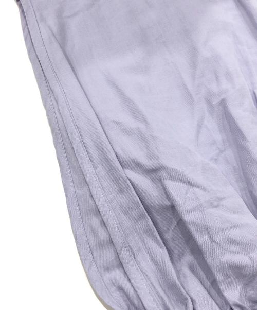homspun（ホームスパン）homspun (ホームスパン) リネン混ノースリーブワンピース パープル サイズ:Fの古着・服飾アイテム
