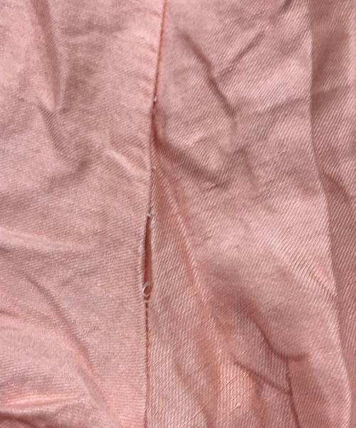 SILKKI（シルッキ）SILKKI (シルッキ) ボタニカルダイシルクリネンパンツ/イージーパンツ レッド サイズ:Mの古着・服飾アイテム