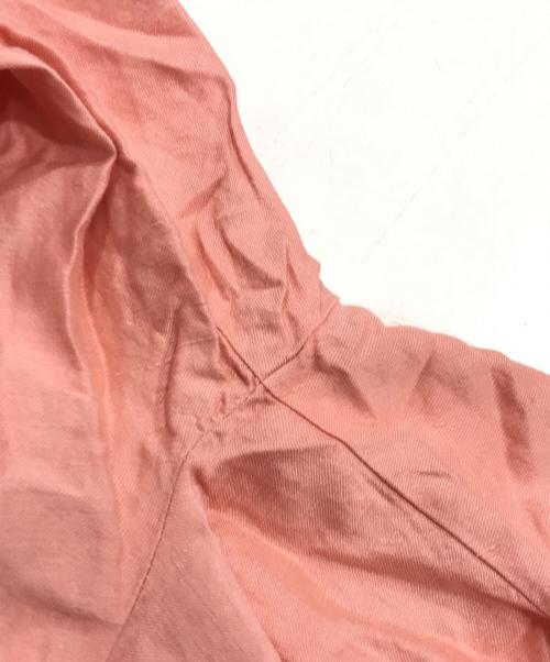 SILKKI（シルッキ）SILKKI (シルッキ) ボタニカルダイシルクリネンパンツ/イージーパンツ レッド サイズ:Mの古着・服飾アイテム