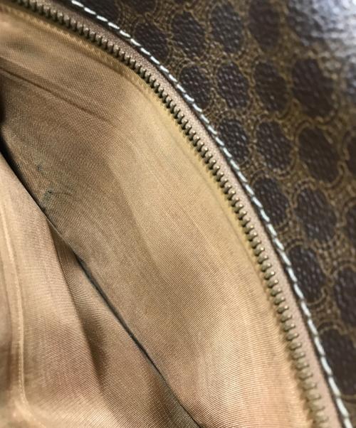 CELINE（セリーヌ）CELINE (セリーヌ) マカダム柄メッセンジャーバッグ ブラウンの古着・服飾アイテム