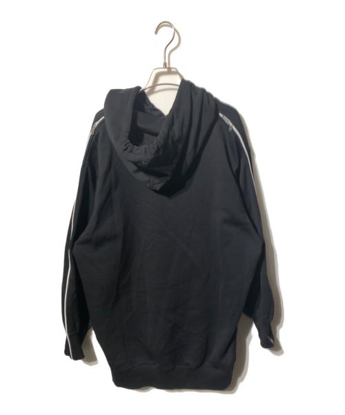 DIESEL（ディーゼル）DIESEL (ディーゼル) サイドラインジップアップパーカー ブラック サイズ:Mの古着・服飾アイテム