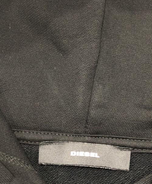 DIESEL（ディーゼル）DIESEL (ディーゼル) サイドラインジップアップパーカー ブラック サイズ:Mの古着・服飾アイテム