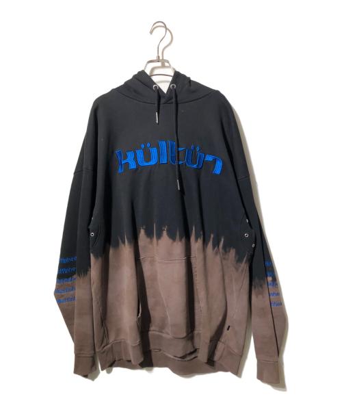 DIESEL（ディーゼル）DIESEL (ディーゼル) 刺繍プルオーバーパーカー ブラック サイズ:XLの古着・服飾アイテム