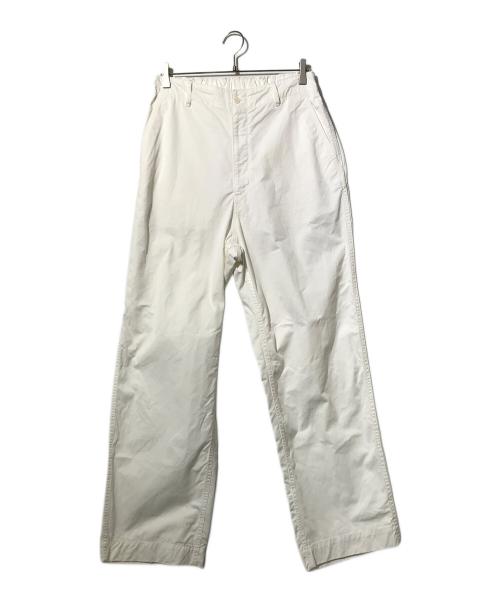 sage de cret（ｻｰｼﾞｭﾃﾞｸﾚ）sage de cret (サージュデクレ) イージーパンツ ホワイト サイズ:Mの古着・服飾アイテム