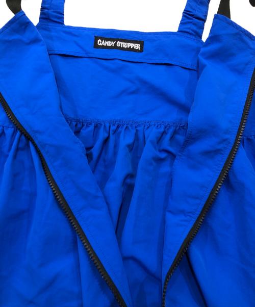 Candy Stripper（キャンディーストリッパー）Candy Stripper (キャンディーストリッパー) POCKET ZIP ONE-PIECE ブルー サイズ:Fの古着・服飾アイテム