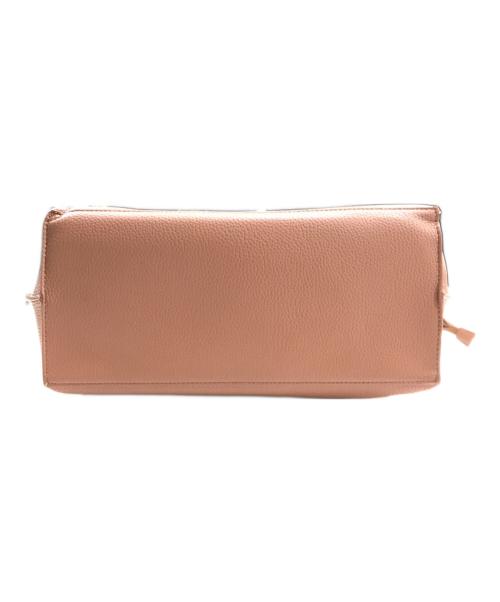 TAKEO KIKUCHI（タケオキクチ）TAKEO KIKUCHI (タケオキクチ) PVCシュリンクトートバッグ ブラウンの古着・服飾アイテム