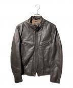 Schottショット）の古着「641XX シングルライダースジャケット」｜ブラウン