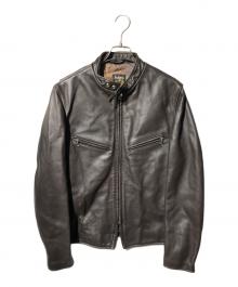 Schott（ショット）の古着「641XX シングルライダースジャケット」｜ブラウン