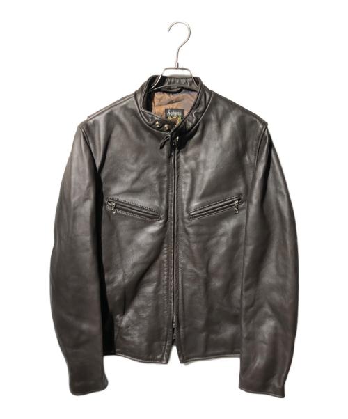 Schott（ショット）Schott (ショット) 641XX シングルライダースジャケット ブラウン サイズ:38の古着・服飾アイテム
