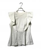 ALEXANDER McQUEENアレキサンダーマックイーン）の古着「Ruffled top」｜ホワイト