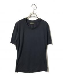 Y's（ワイズ）の古着「カシミヤブレンドカットソー」｜ブラック