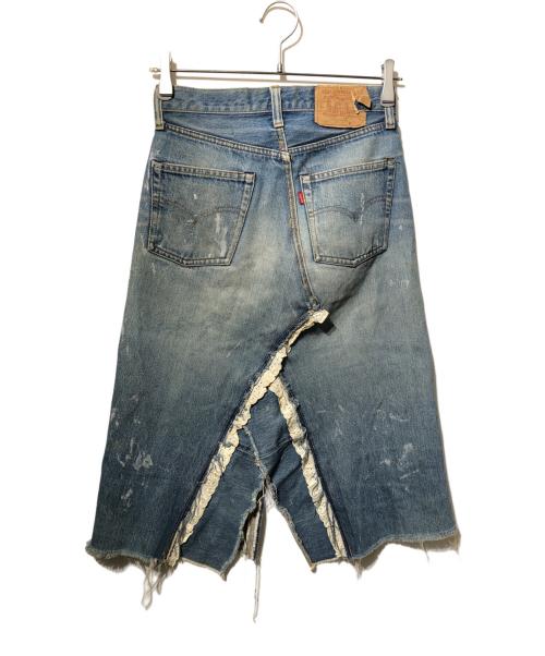 LEVI'S（リーバイス）LEVI'S (リーバイス) デニムリメイクスカート インディゴ サイズ:W27 L32W27の古着・服飾アイテム