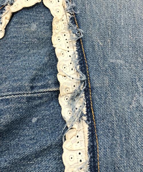 LEVI'S（リーバイス）LEVI'S (リーバイス) デニムリメイクスカート インディゴ サイズ:W27 L32W27の古着・服飾アイテム