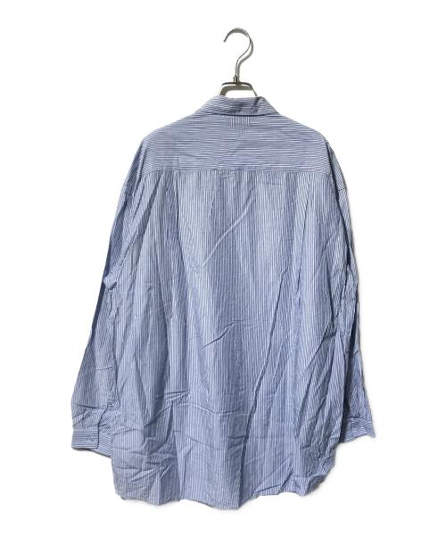 WHITE MOUNTAINEERING（ホワイトマウンテ二アニング）WHITE MOUNTAINEERING (ホワイトマウンテ二アニング) ストライプシャツ/長袖シャツ ブルー サイズ:2の古着・服飾アイテム