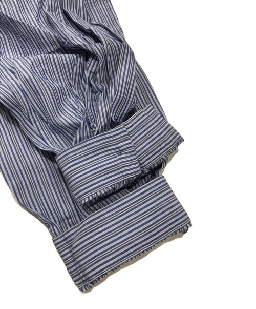 WHITE MOUNTAINEERING（ホワイトマウンテ二アニング）WHITE MOUNTAINEERING (ホワイトマウンテ二アニング) ストライプシャツ/長袖シャツ ブルー サイズ:2の古着・服飾アイテム