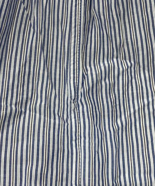 WHITE MOUNTAINEERING（ホワイトマウンテ二アニング）WHITE MOUNTAINEERING (ホワイトマウンテ二アニング) ストライプシャツ/長袖シャツ ブルー サイズ:2の古着・服飾アイテム