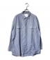 WHITE MOUNTAINEERING（ホワイトマウンテ二アニング）の古着「ストライプシャツ/長袖シャツ」｜ブルー