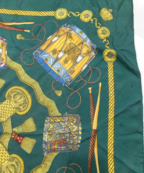 HERMES（エルメス）HERMES (エルメス) カレ90 グリーンの古着・服飾アイテム