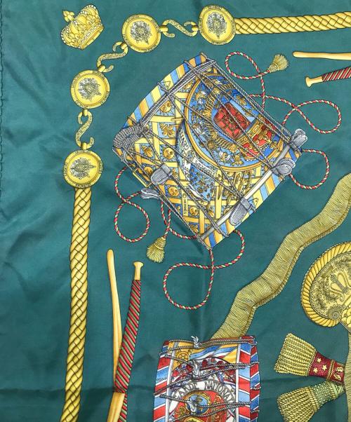 HERMES（エルメス）HERMES (エルメス) カレ90 グリーンの古着・服飾アイテム