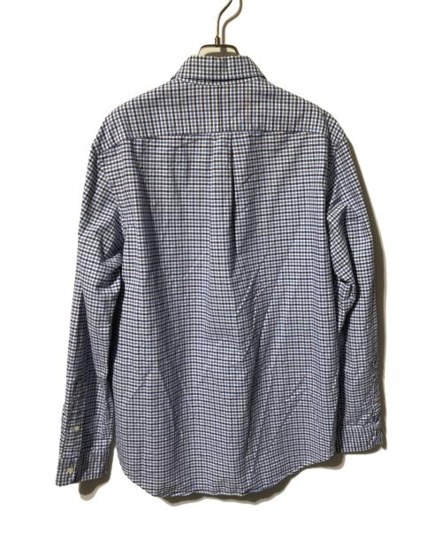 POLO RALPH LAUREN（ポロ・ラルフローレン）POLO RALPH LAUREN (ポロ・ラルフローレン) ボタンダウンチェックシャツ/長袖シャツ ネイビー サイズ:Ｌの古着・服飾アイテム