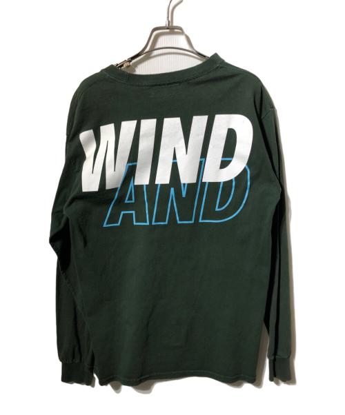 WIND AND SEA（ウィンダンシー）WIND AND SEA (ウィンダンシー) ロングスリーブカットソー グリーン サイズ:Ｍの古着・服飾アイテム