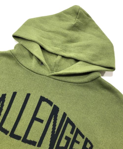 CHALLENGER（チャレンジャー）CHALLENGER (チャレンジャー) ニットパーカー グリーン サイズ:Mの古着・服飾アイテム