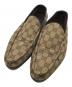 GUCCI（グッチ）の古着「GGキャンバススリッポン」｜ベージュ