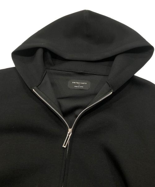 UNITED TOKYO（ユナイテッドトーキョー）UNITED TOKYO (ユナイテッドトーキョー) Aero ダンボールジップパーカー ブラック サイズ:1の古着・服飾アイテム