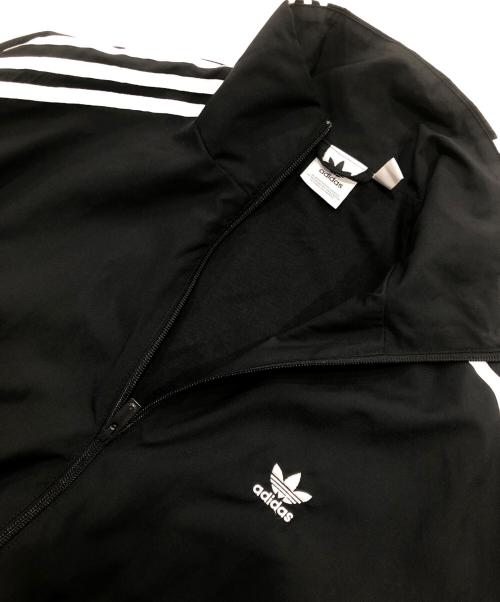 adidas（アディダス）adidas (アディダス) ADILENIUM オーバーサイズ トラックトップ ブラック サイズ:XLの古着・服飾アイテム