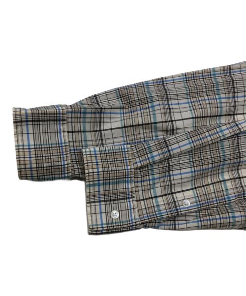 AURALEE（オーラリー）AURALEE (オーラリー) SUPER LIGHT WOOL CHECK SHIRTS ベージュ サイズ:4の古着・服飾アイテム