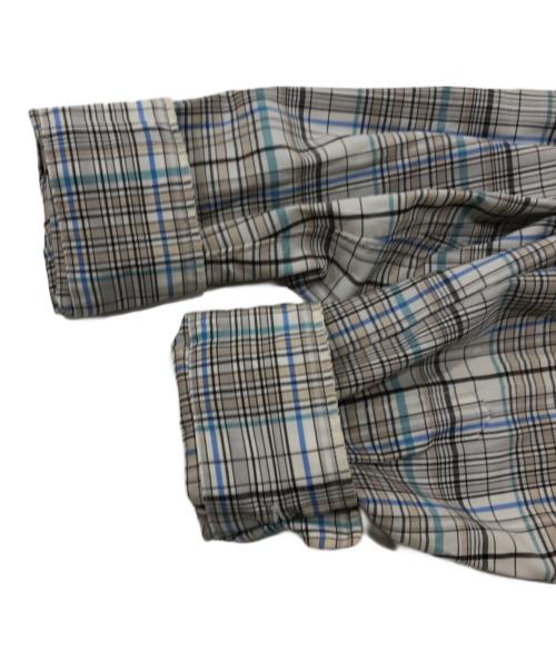 AURALEE（オーラリー）AURALEE (オーラリー) SUPER LIGHT WOOL CHECK SHIRTS ベージュ サイズ:4の古着・服飾アイテム
